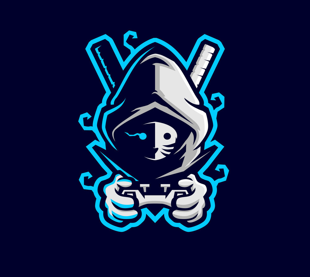 Ninja Gaming Joystick Sport Logo